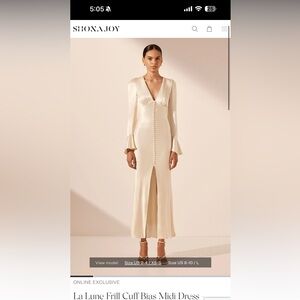 Shona Joy La Lune Dress! Wore once for engagement photos